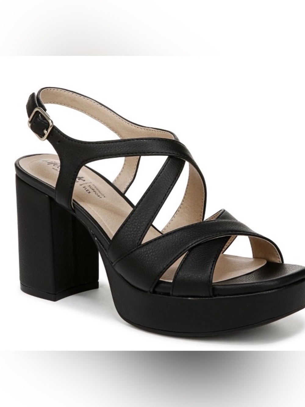 LifeStride Platform Sandal NWOT